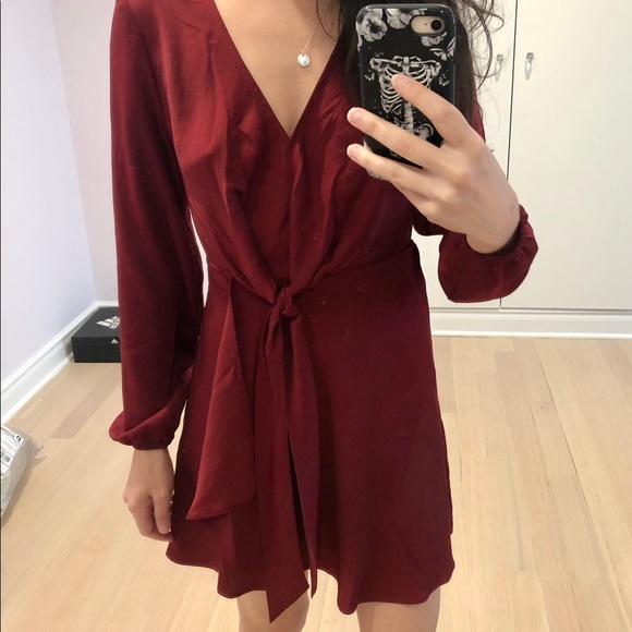 Express Wrap Mini Dress - Picture 4 of 4